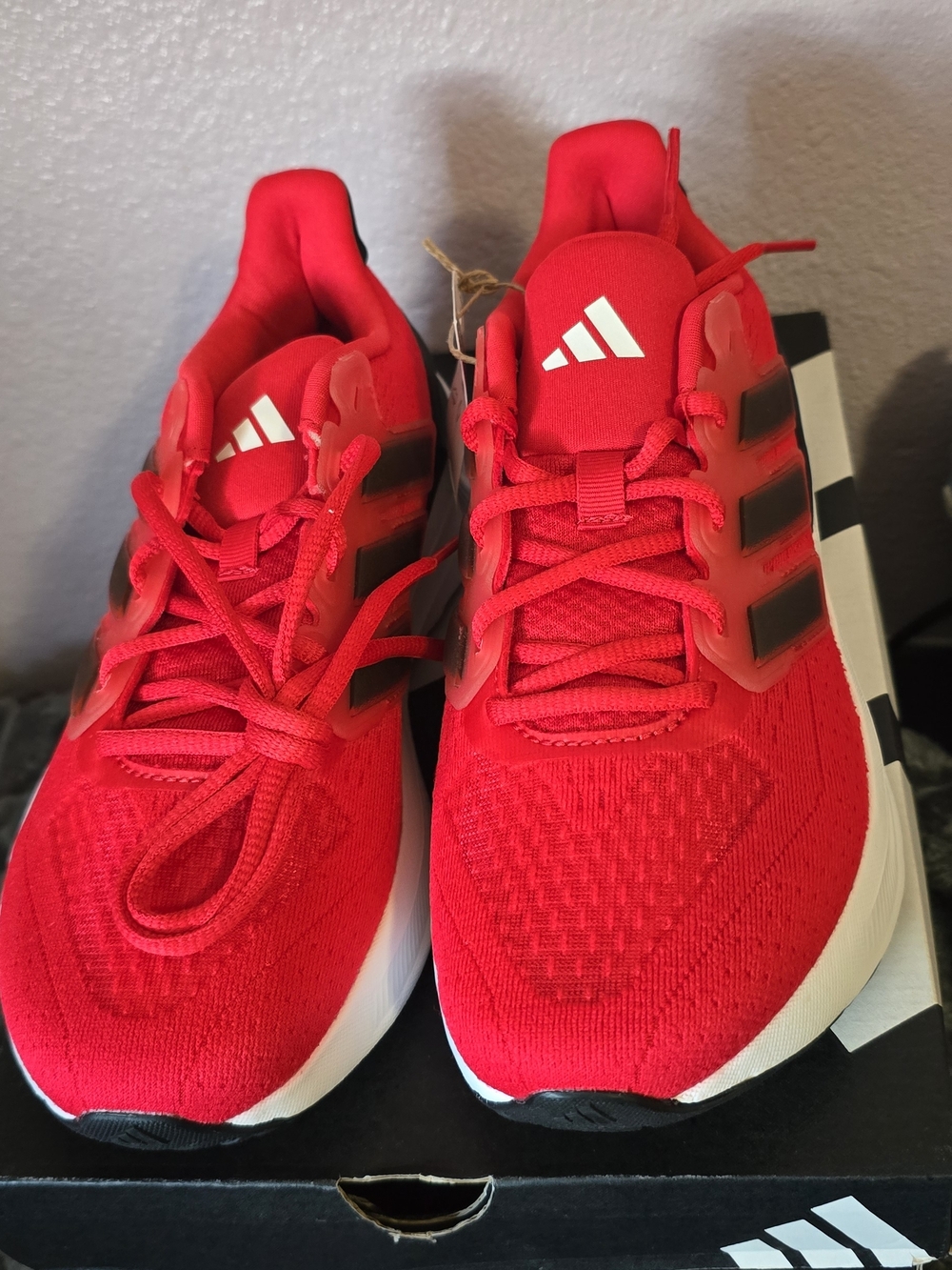 Adidas Kids Red Athletic Sneakers - Lightweight Comfort